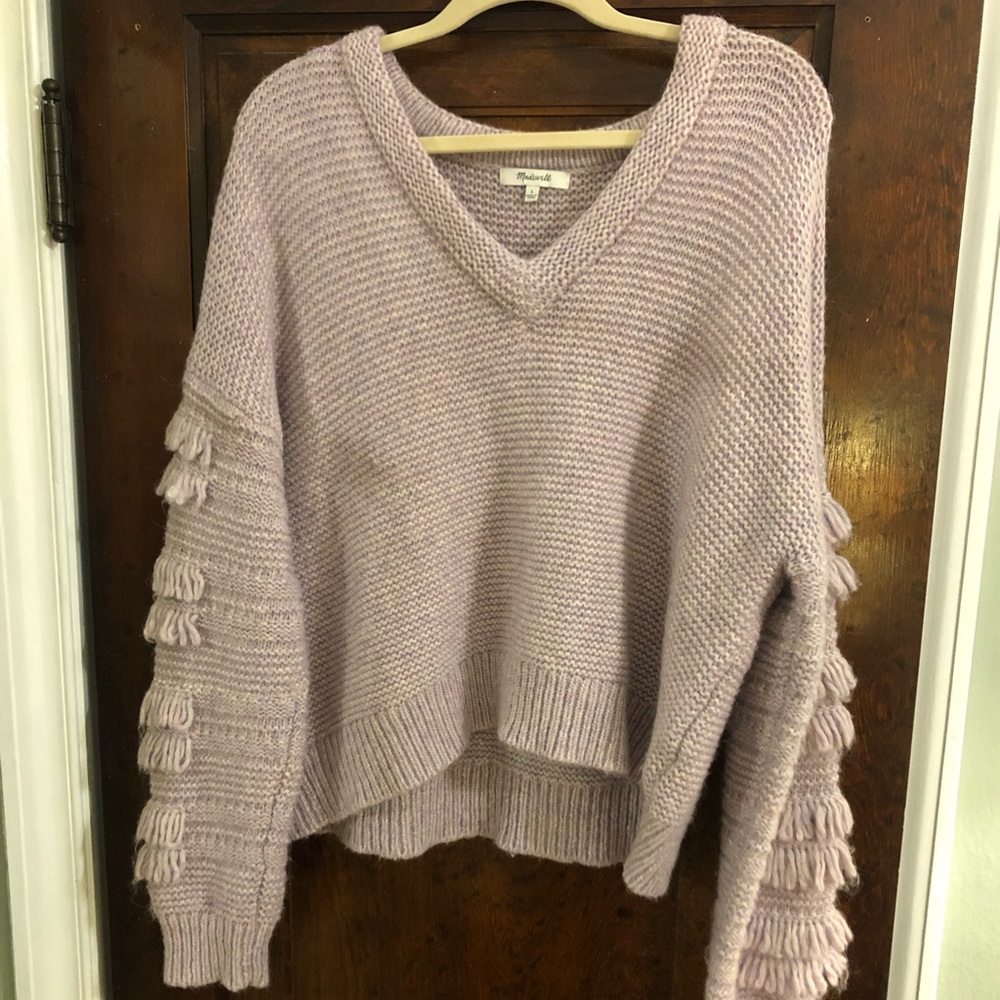 Madewell Light Purple Sweater Sz L